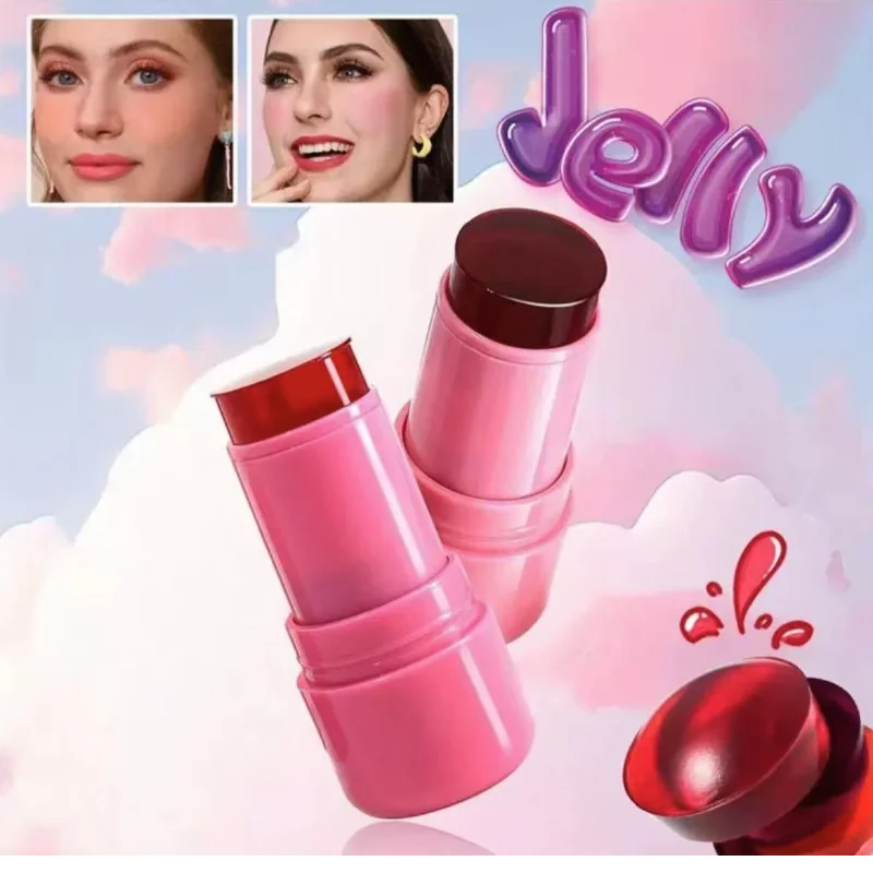 Milk Jelly Blush Milk Makeup Jelly Tint Blush Milk Cooling Water Jelly Tint Water Jelly Tint Stick Sheer Lip Cheek Stain 2025