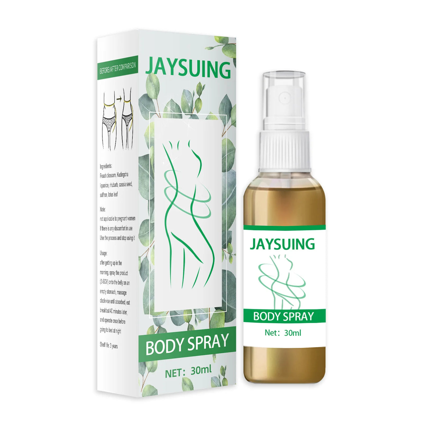Fat Burning Spray Body Shaping Muscle Fast Belly Slimming Sculpting Tighten Eliminate Cellulite Skin Powerful Weight Loss Liquid