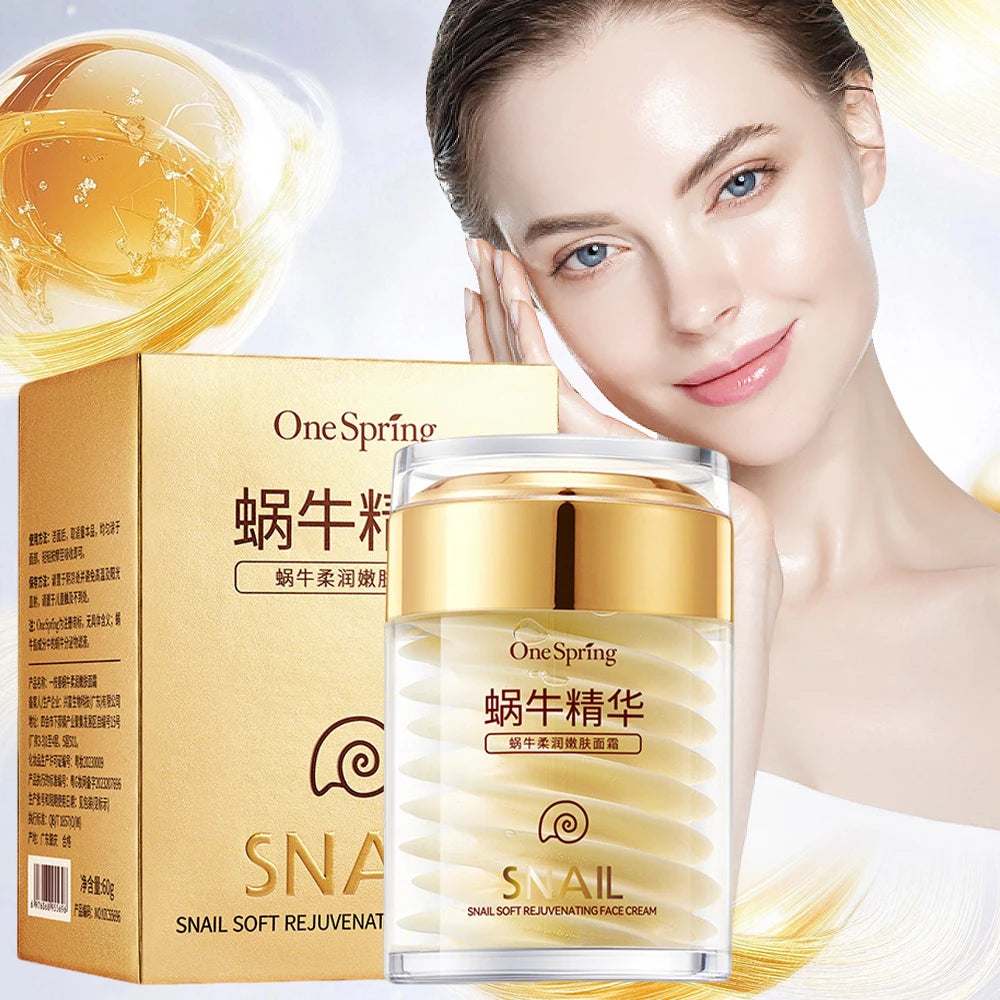 Snail Collagen Face Cream Facial Serum Firming Nourishing Moisture Repair Face Damaged Lift Firm Smooth Skin Korean Skin Care