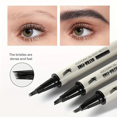 Waterproof Eyebrow Pencil - Quick Shape, Ultra-Fine Natural Look, Waterproof & Sweatproof, Lasting Makeup,  Eyebrow Setting