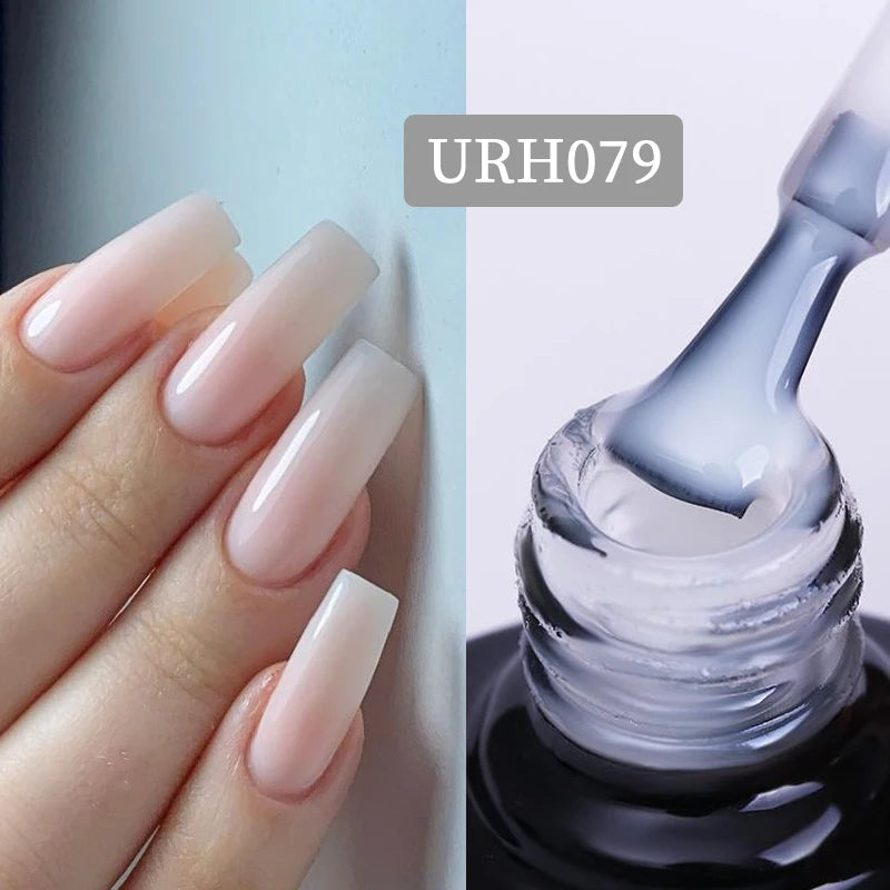UR SUGAR 7ml Nude Pink Color Nail Gel Polish Semi Permanent Soak Off UV DIY Nail Art Gel Long Lasting Design Manicure Supplies