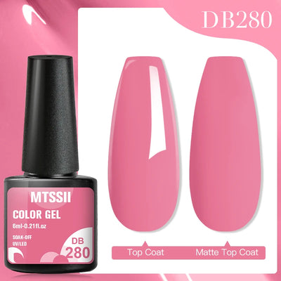 Mtssii 6ml Nail Gel Jelly Eggshell Gel Nail Polish Transparent Gel Soak Off Nail Art Gel UV LED Varnish