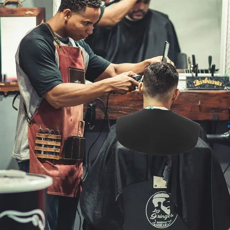 Silicone hair Cutting Collar Hair Dyeing Shawls Hairdressing Cape Neck Wrap Guard Haircut Shoulder Pad Scarf Random Style