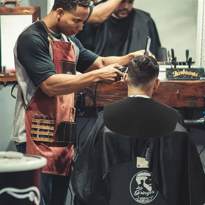 Silicone hair Cutting Collar Hair Dyeing Shawls Hairdressing Cape Neck Wrap Guard Haircut Shoulder Pad Scarf Random Style