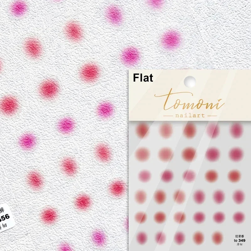 Cat's Eye 5D Gradient European Love Heart Gem Wing Crystal Geometric Colorful Self Adhesive Nail Art Stickers Manicure Decals