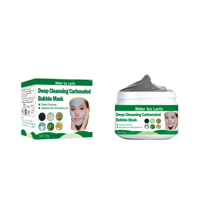 Carbonated Bubble Mask, Deep Cleans Pores, Moisturizes Skin, Gently, Suitable for Normal Skin, Ideal Facial Use