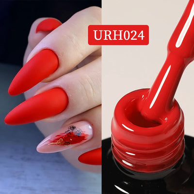 UR SUGAR 7ml Nude Pink Color Nail Gel Polish Semi Permanent Soak Off UV DIY Nail Art Gel Long Lasting Design Manicure Supplies
