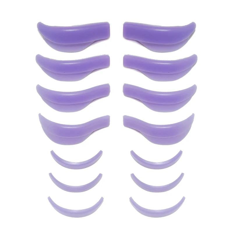 4/5/7 Pairs Silicone Eyelash Perming Pad Lash Lifting Kit Recycling 3D Eyelashes Curler Rods Shield Lashes Extension Supplies