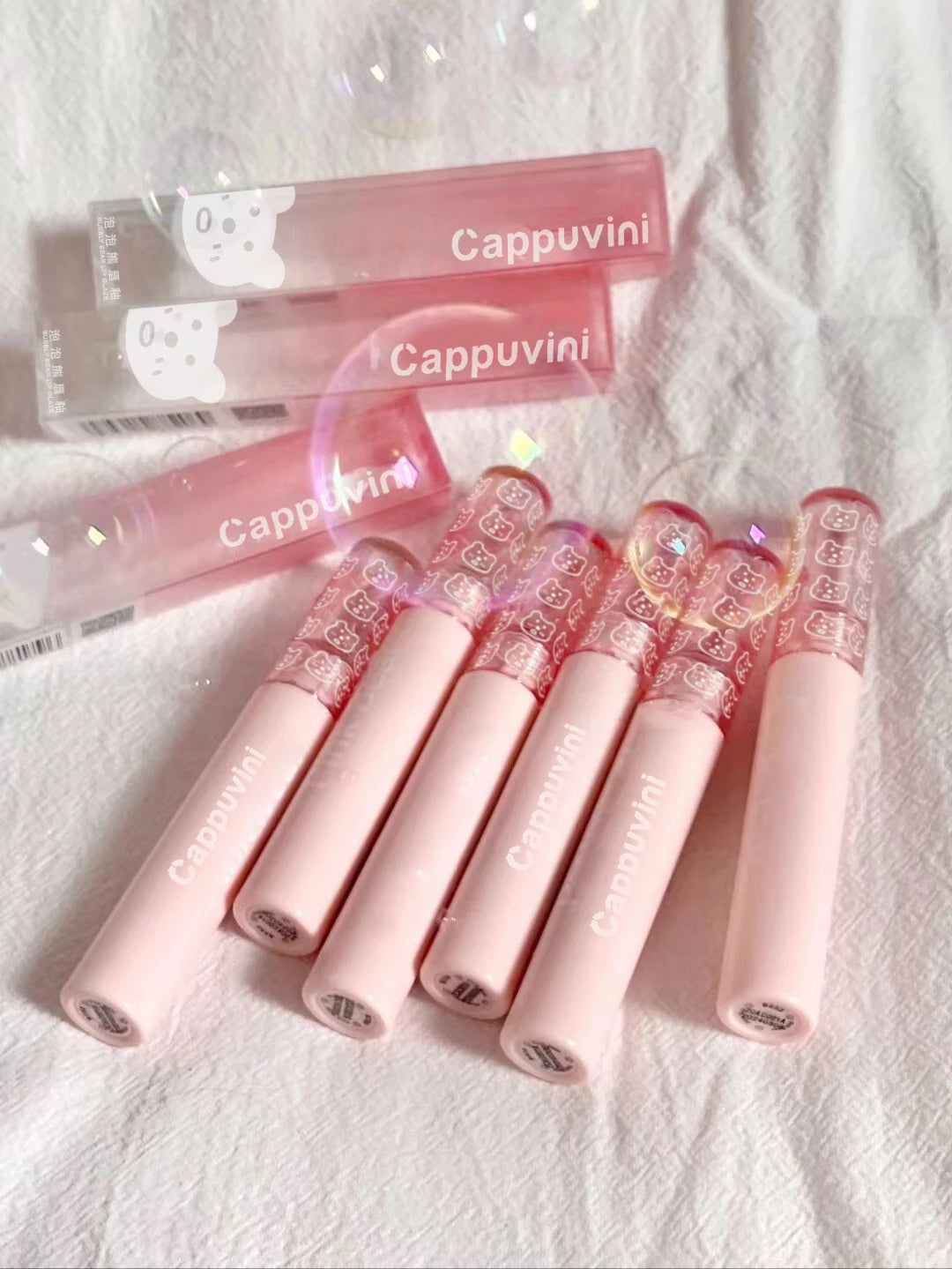 Cherry Pink Mirror Water Lip Gloss Waterproof Nude Brown Clear Tint Glass Lip Oil Liquid Lipstick for Makeup