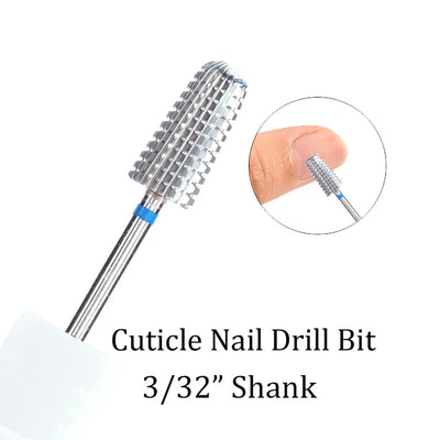 1pc Tungsten Carbide Nail Drill Bit Cutter For Manicure Machine Carbide Electric Nail Drill Milling Cutter For Nail Accessories