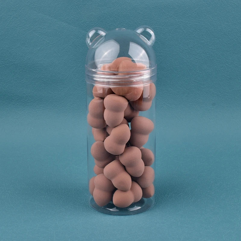 6/30/100Pcs Mini Makeup Sponge Soft Cute Face Beauty Egg Cosmetic Powder Puff for Foundation Cream Concealer Makeup Blender Tool