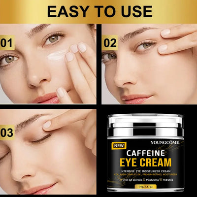 Caffeine Eye Stick Fade Dark Circles Eye Cream Firming Removal Puffiness Nourishing Moisturizing Lightening Eye Cream Stick 5pcs