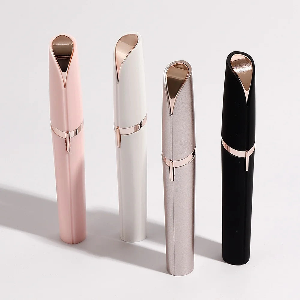 Electric Eyebrow Trimmer Mini Eyebrow Epilator Portable Facial Hair Shaver Lip Hair Nose Hair Removal Razor Women Trimmers