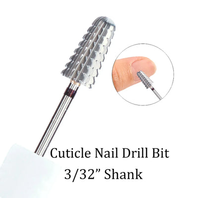 1pc Tungsten Carbide Nail Drill Bit Cutter For Manicure Machine Carbide Electric Nail Drill Milling Cutter For Nail Accessories