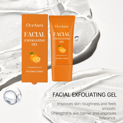 Vitamin C Exfoliating Gel Moisturizer Lighten Melanin Deep Cleansing Pore Facial Bleaching Remove Dark Spot Peeling Face Scrub