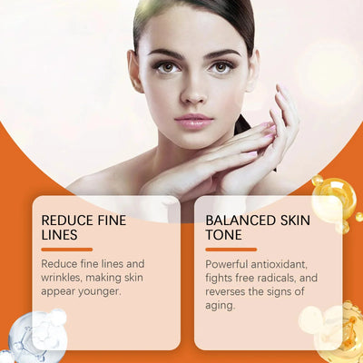 Vitamin C Whitening Serum Remove Freckles Dark Spots Face Essence Fade Melasma Melanin Brighten Repair Dull Skin Care Cosmetics