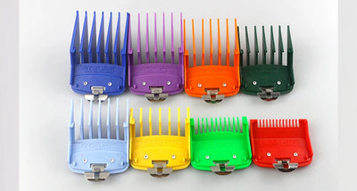 8pcs/set Professional Barber Hair Clipper Guide Combs For Wahl Trimmer Attachment Hair Cutting Limited Comb Salon Haircut Tools