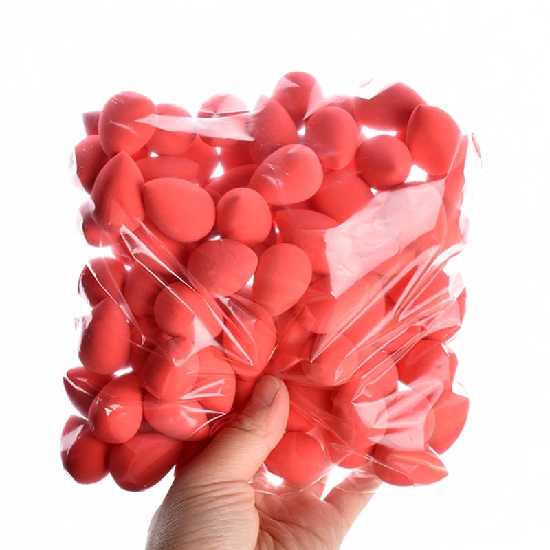6/30/100Pcs Mini Makeup Sponge Soft Cute Face Beauty Egg Cosmetic Powder Puff for Foundation Cream Concealer Makeup Blender Tool