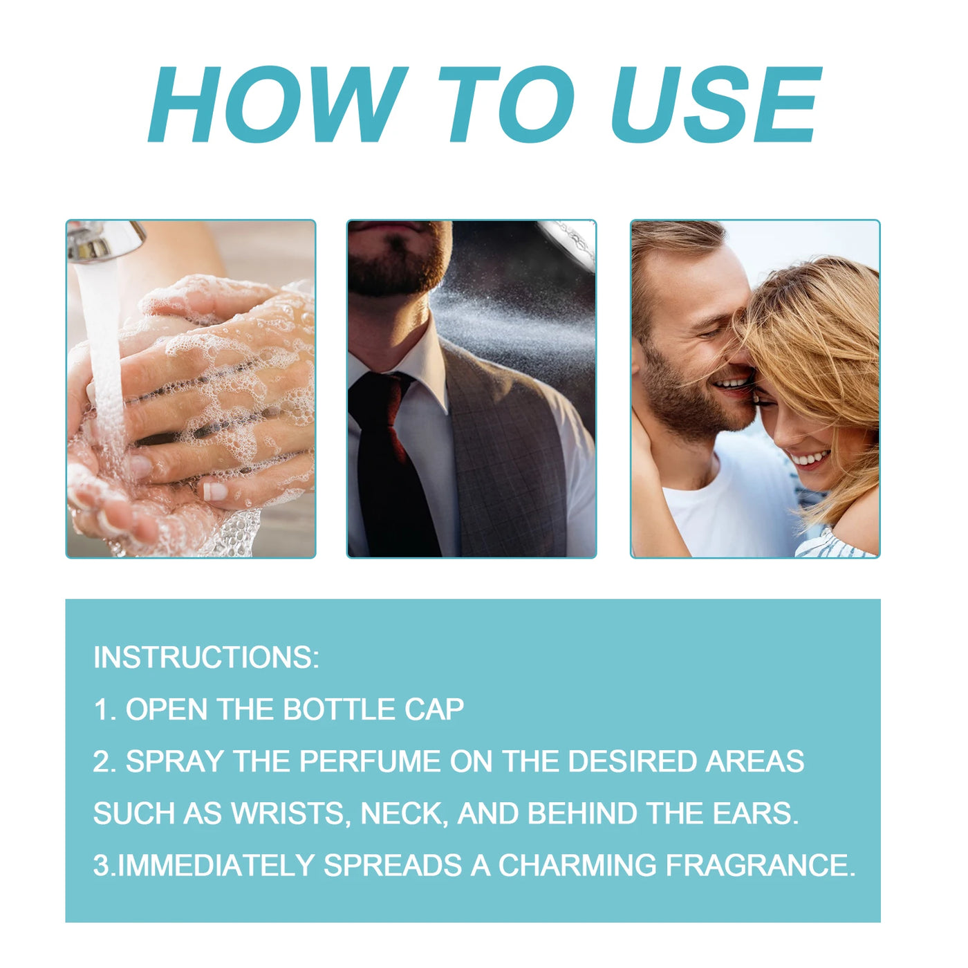 EELHOE 50ml Cupid Men's Pheromone Hypnosis Long Lasting Perfume Rich Fragrance Of Man To Attract Women Pure Smell Body Spray