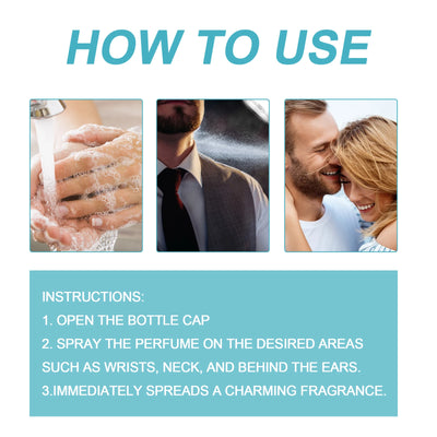 EELHOE 50ml Cupid Men's Pheromone Hypnosis Long Lasting Perfume Rich Fragrance Of Man To Attract Women Pure Smell Body Spray