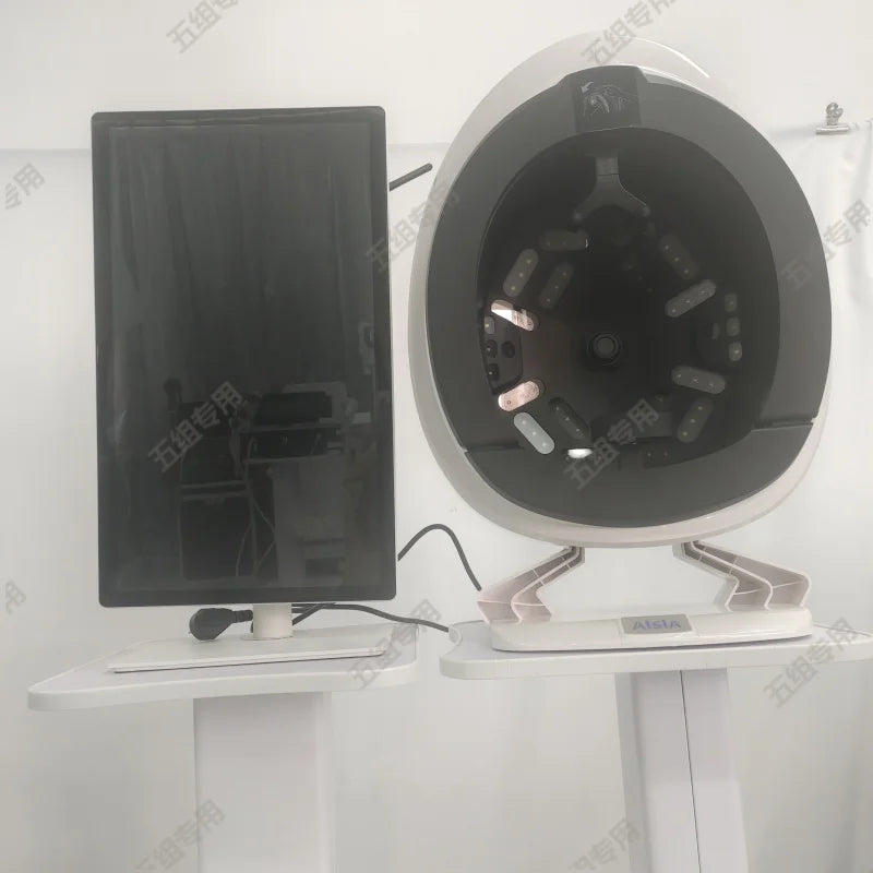 15.6 inch New 3D Facial Skin Analyzer Machine Skin Analyzer Facial Machine 8 Light Spectrum Skin Analysis Scanner