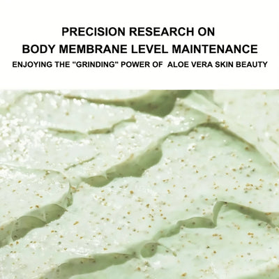 SUYARUN Natural Aloe Vera Exfoliating Scrub for Face & Body - Moisturizing Organic Formula, Gentle Skin Renewal 300g.