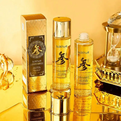 NEW 100ml/120ml Gold Ginseng Face Essence Polypeptide Anti-wrinkle Lightning Moisturizing Facial Serum Skin Care Products