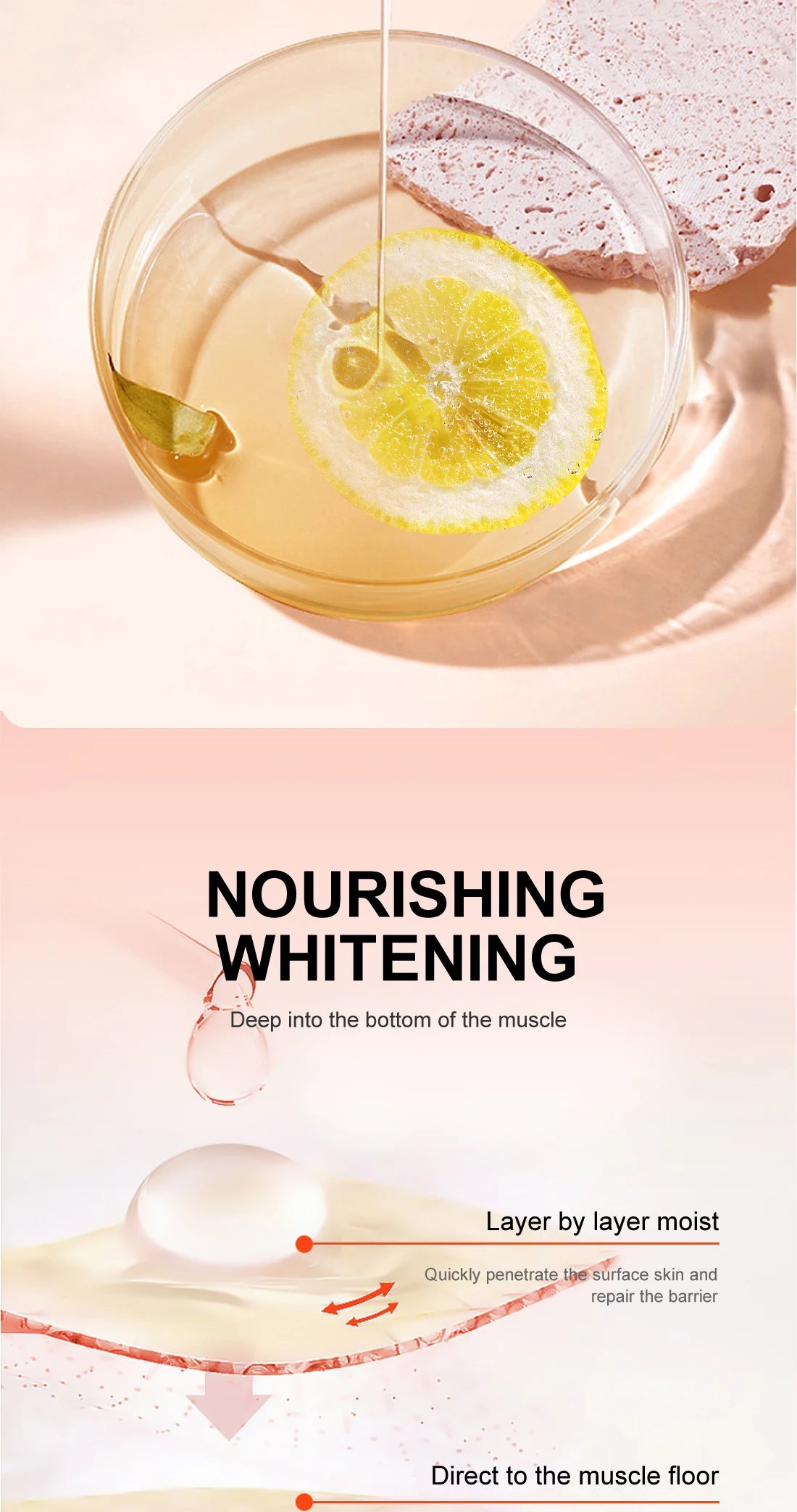 Vitamin C Whitening Facial Serum Anti Aging Moisturzing Serum Face Care VC Remove Dark Spots Serum Anti Wrinkle Skin Care Women