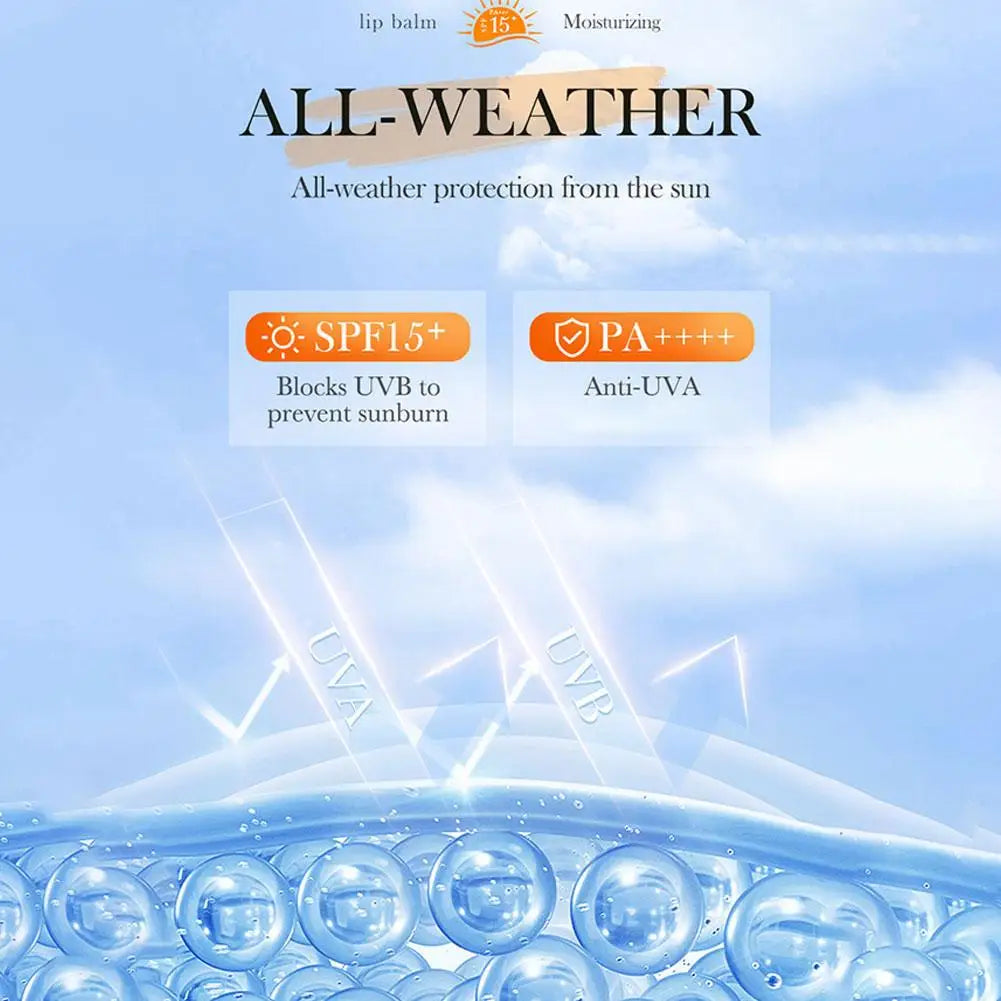 SADOER Hyaluronic Acid Lipstick Lips Skincare Nourishing Brightening Moisturizing Lip Balm Lips Skin Care Products