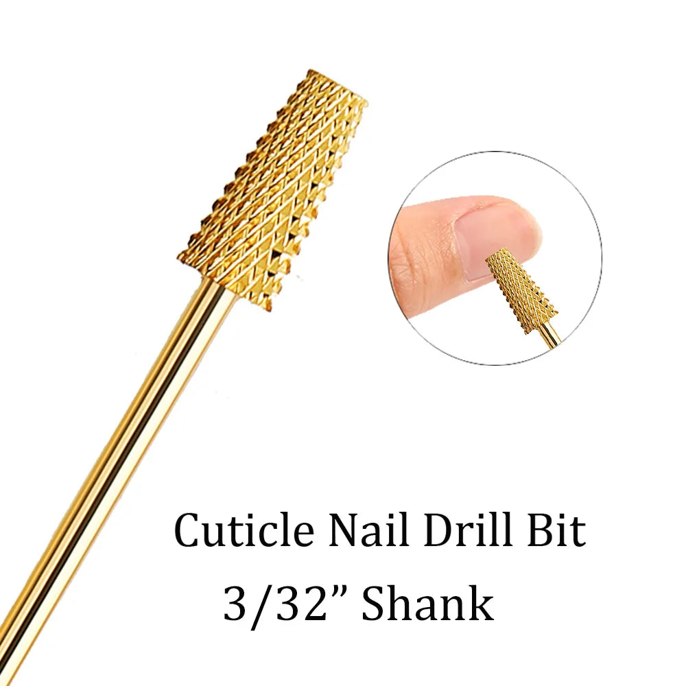 1pc Tungsten Carbide Nail Drill Bit Cutter For Manicure Machine Carbide Electric Nail Drill Milling Cutter For Nail Accessories