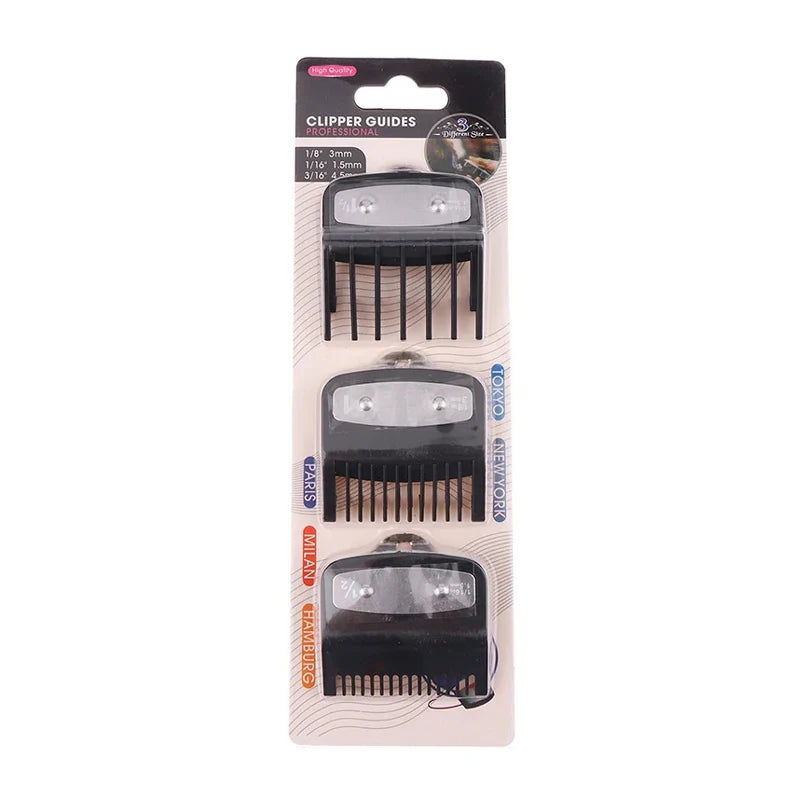 1/3/5Pcs Hair Clipper Guards Guide Combs Trimmer Styling Tools Attachment Compatible 1.5mm 3mm 4.5mm