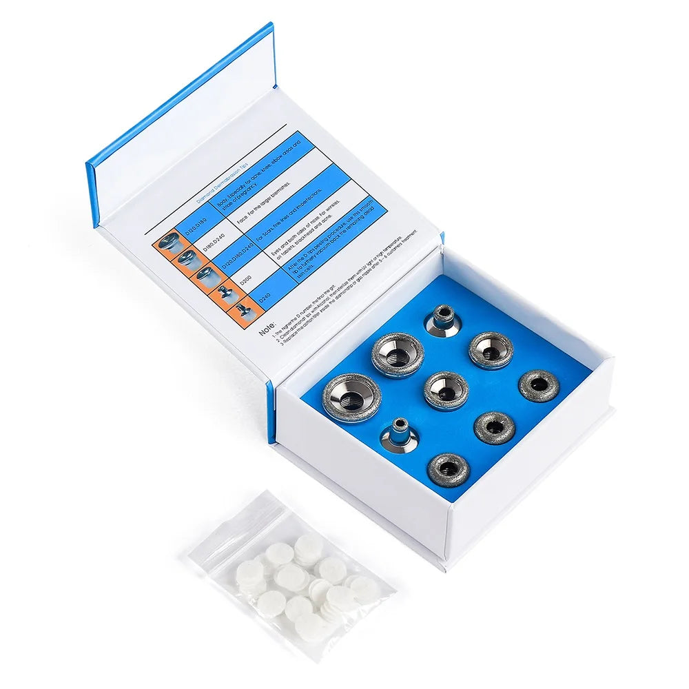 9 Tips 3 Wands Diamond Dermabrasion Accessory Tips For Facial Skin Peeling Blackhead Remover Face Care Beauty