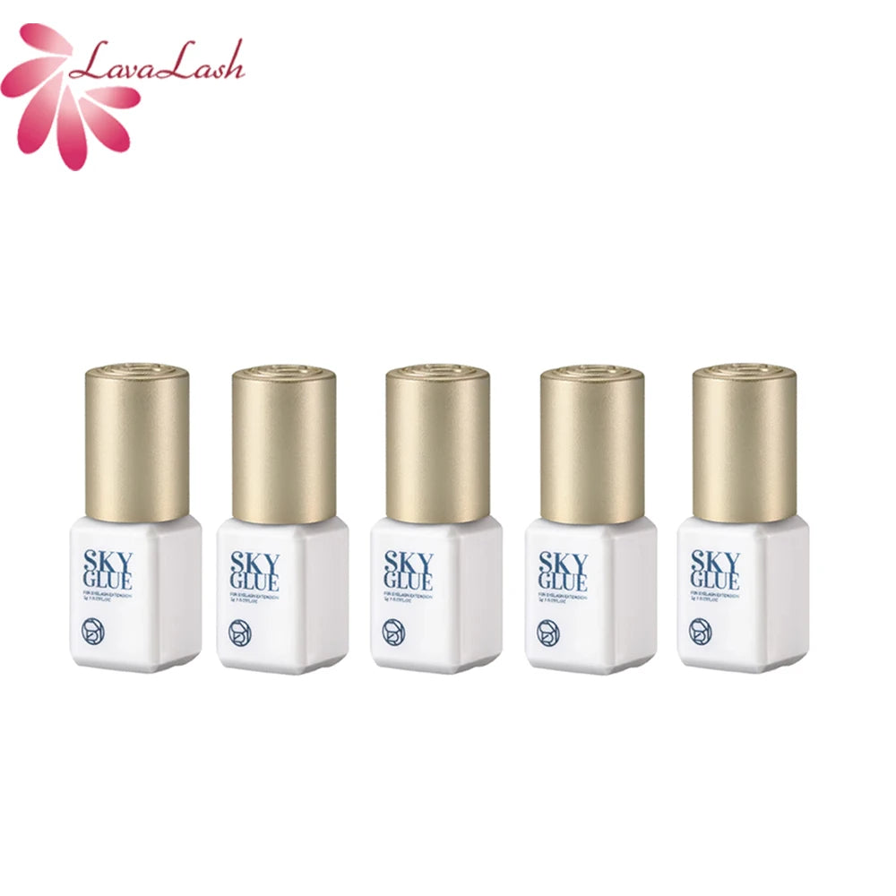 Sky Glue NEW 0.5s Original Korea Fastest Drying Eyelash Extension Glue 5ml Lasting 6 Week False Lash Tool SKY Cola