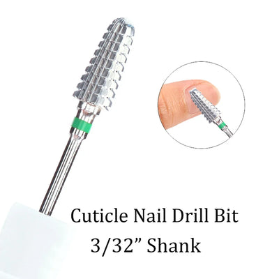 1pc Tungsten Carbide Nail Drill Bit Cutter For Manicure Machine Carbide Electric Nail Drill Milling Cutter For Nail Accessories