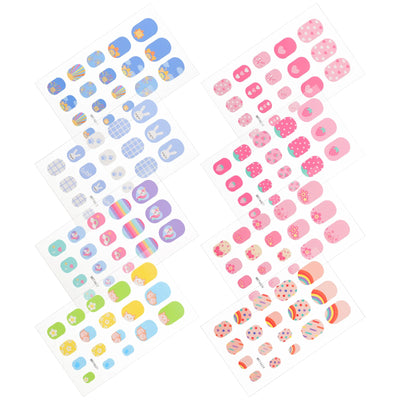 Children Nail Sticker Cartoon Nail Stickers False Waterproof Cute Kids Nail Decal For Girls Nail Salon Home Nails Supply