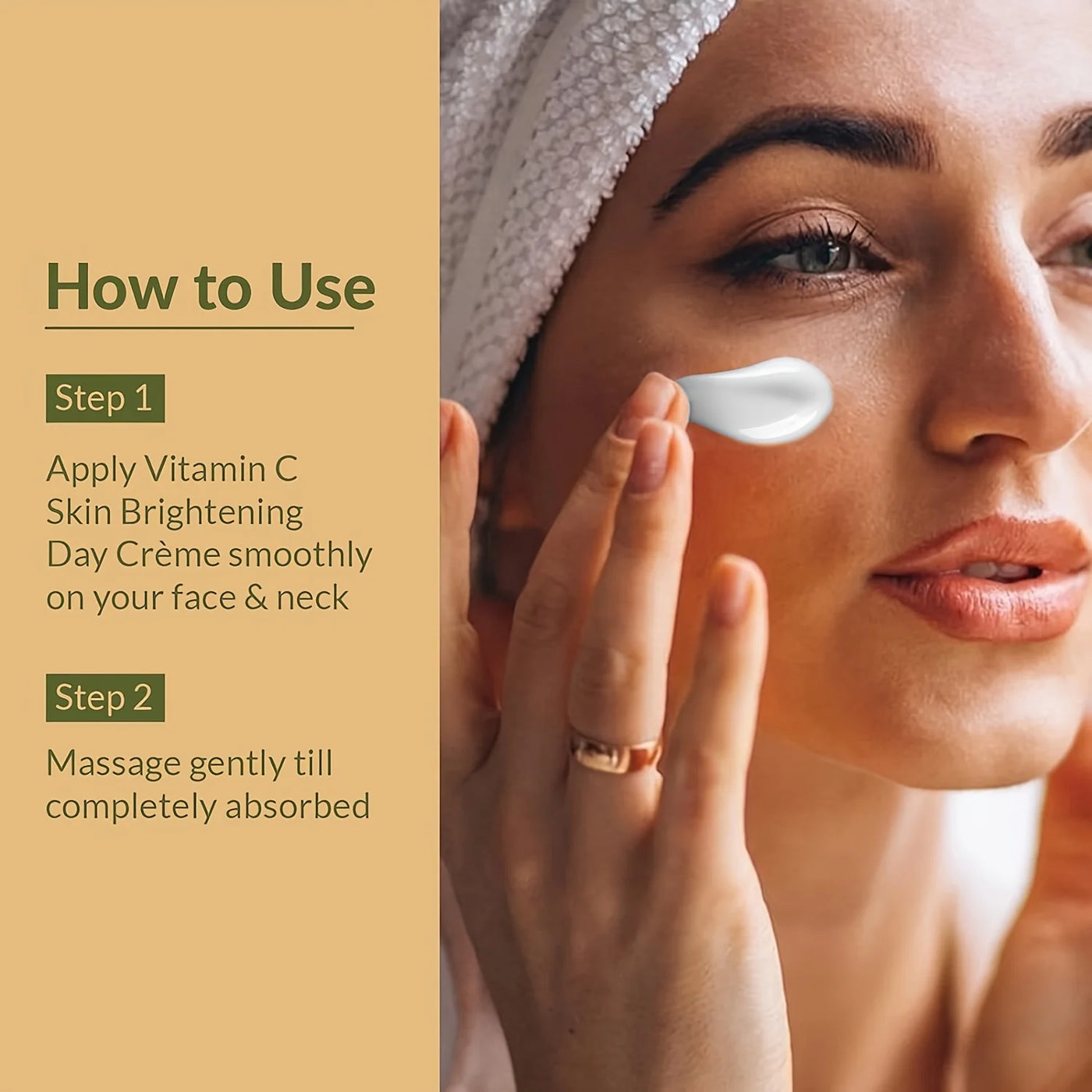 Skin Brightening Day Cream Vitamin C Spf 25 Pa+++ Lightweight Silicon Chemica Free