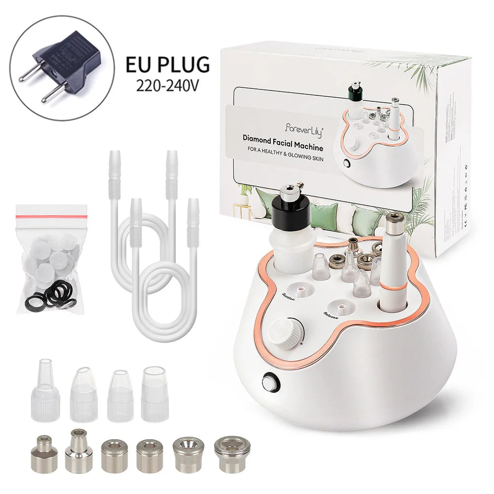 Foreverlily Diamond Facial Peeling Machine Home Use Professional Microdermabrasion Nano Water Spray Exfoliation Beauty Machine