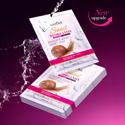 1/3/5/10pcs Snail Collagen Moisturizing Face Mask Replenishment Firming Tender Facial Mask Skin Care Korean Cosmetics