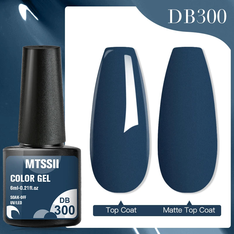 Mtssii 6ml Nail Gel Jelly Eggshell Gel Nail Polish Transparent Gel Soak Off Nail Art Gel UV LED Varnish