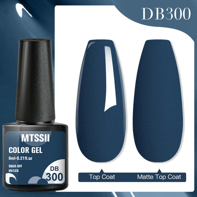Mtssii 6ml Nail Gel Jelly Eggshell Gel Nail Polish Transparent Gel Soak Off Nail Art Gel UV LED Varnish