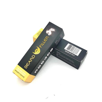 Men Beard Filling Stamp Beard Pencil Filler Waterproof Moustache Pen Beard Brush Enhancer Moustache Coloring Shaping Sweatproof