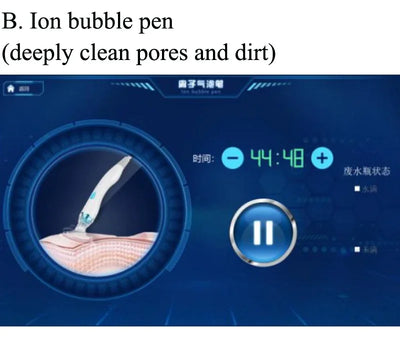 Smart Ice Blue Plus 7 in 1 Oxygen Hydro dermabrasion Bubble Machine Professional Face Hydra Machine rf Lifting ultrason machine