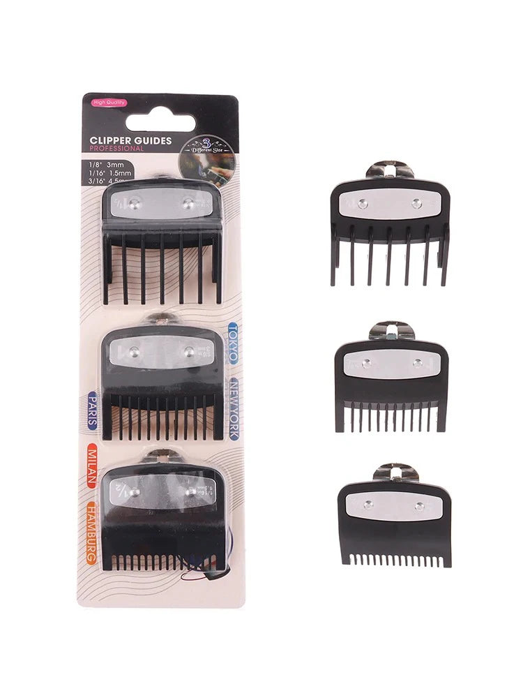 1/3/5Pcs Hair Clipper Guards Guide Combs Trimmer Styling Tools Attachment Compatible 1.5mm 3mm 4.5mm