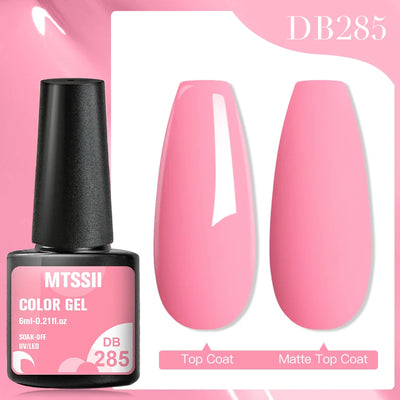 Mtssii 6ml Nail Gel Jelly Eggshell Gel Nail Polish Transparent Gel Soak Off Nail Art Gel UV LED Varnish