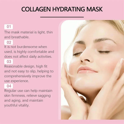 1/3/5/10PCS Collagen Face Mask Moisturizing Oil-Control Brightening Skincare Hydrating Shrink Pores Sheet Mask Beauty Skin Care