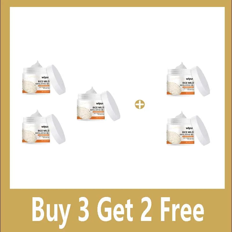 Rice Exfoliating Gel Face Oil Control  Purifying Face Pores Shrinking Brighten Moisturizing Facial Scrub Product Improve Skin