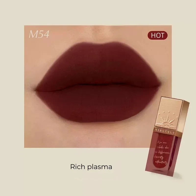 Girlcult Lipstick Lip Cream Non-Stick Lip Glaze Liquid Lipstick Lipgloss Matte  Long Lasting Makeup Cosmetics Rare Makrup Beauty