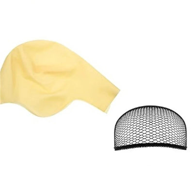 1Pc Universal 58cm Width Funny Latex Skin Fake Bald Head Unisex Fancy Movie Party Dress Skinhead Wig Cap Hat Hairpiece Accessory