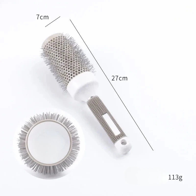 Professional Salon Hair Styling Hairbrus Women's Round Curly Hair Comb Wet and Dry Dual Use Hairdressing Combs Rollers Tools