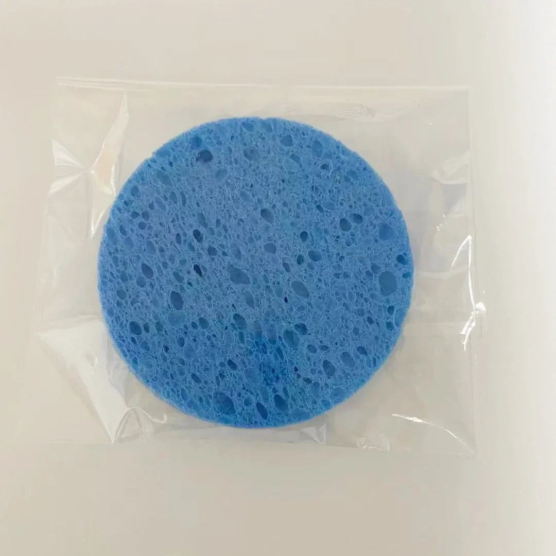 5-10pcs Face Round Makeup Remover Tools Wood Pulp Makeup Beauty Sponge Cellulose Compress Cosmetic Puff Facial Washing Sponge